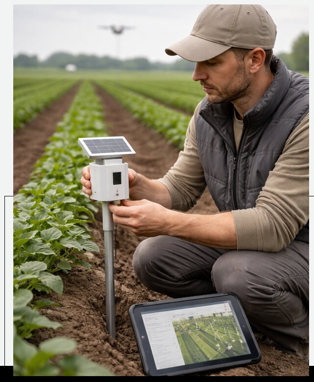 IoT мониторинг сельскохозяйственных полей и контроля в Иркутске